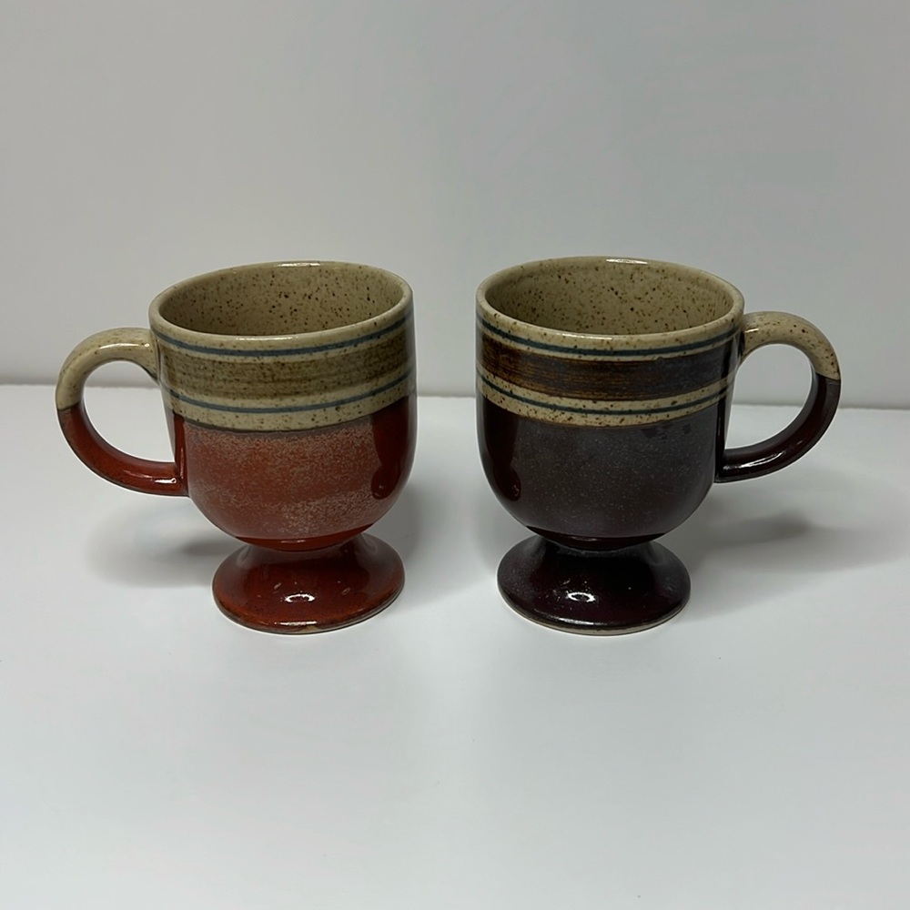 Vintage 1970s Otagiri stoneware mugs